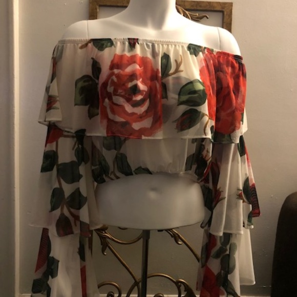 Tops - Floral Blouse
